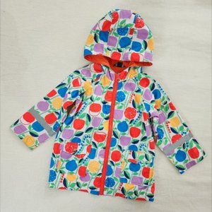 Marimekko Tulip Floral Print Rain Coat - 24 Months - 2t